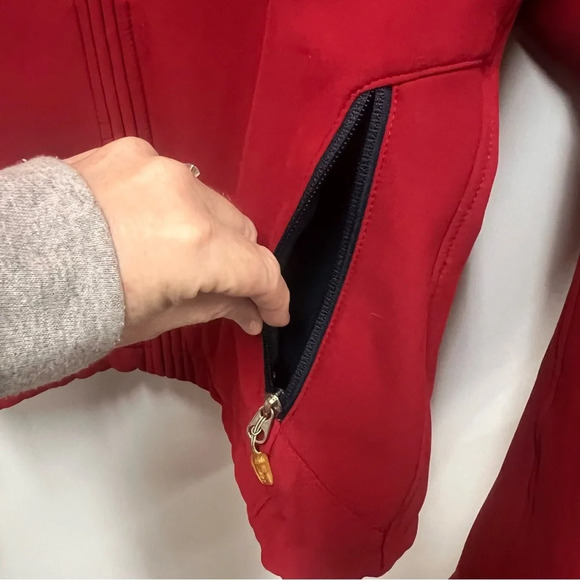 Nike Women's USA Soccer Soft Shell Scuba and Fleece Jacket Size Medium (8-10) - Picture 3 of 12